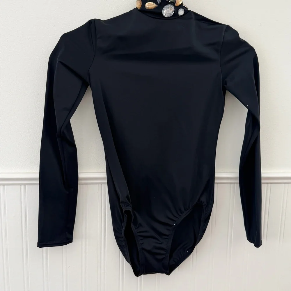 Balera Black leotard w/ Curtain Call Tulle tutu Kids Dance Costume size MC - Picture 4 of 10